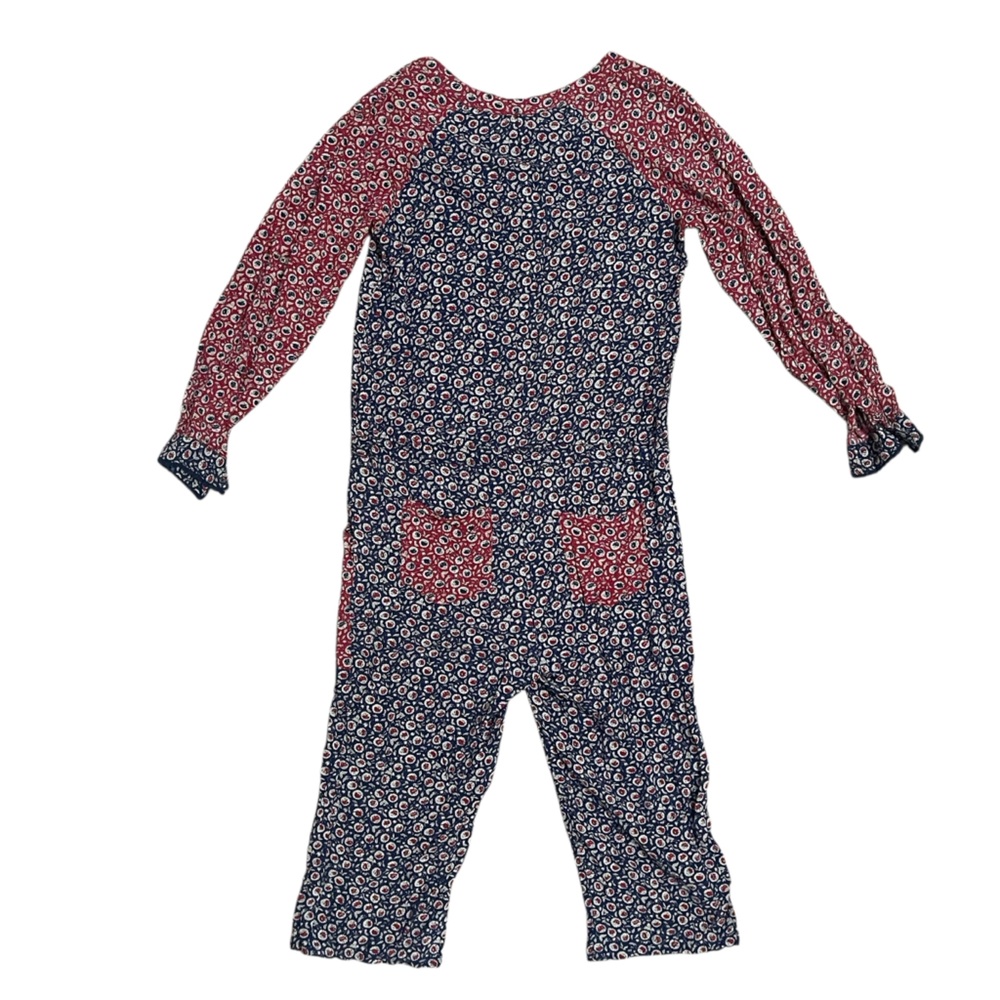 Free People Leia Floral Jumpsuit - Red and Blue XS - Picture 3 of 14